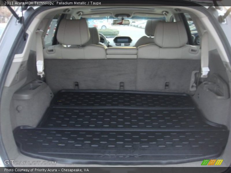 Palladium Metallic / Taupe 2011 Acura MDX Technology