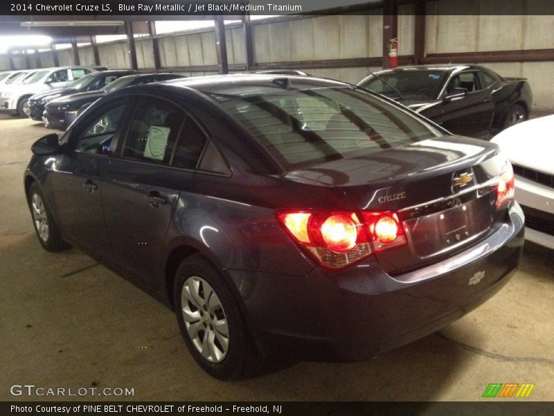 Blue Ray Metallic / Jet Black/Medium Titanium 2014 Chevrolet Cruze LS