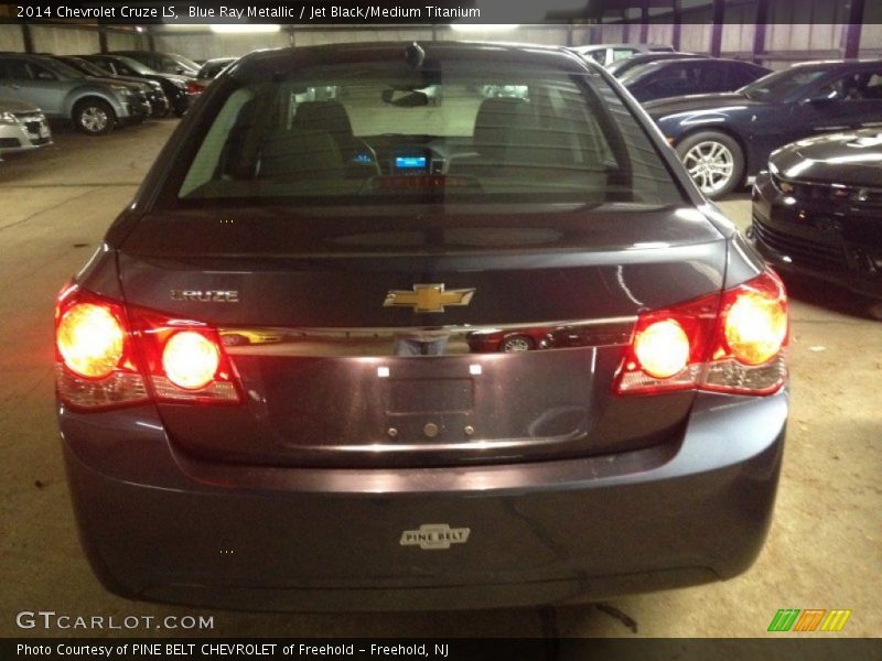 Blue Ray Metallic / Jet Black/Medium Titanium 2014 Chevrolet Cruze LS