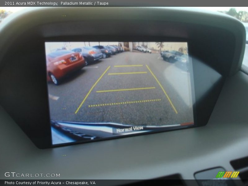 Palladium Metallic / Taupe 2011 Acura MDX Technology