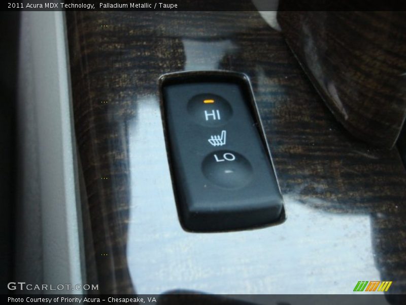 Palladium Metallic / Taupe 2011 Acura MDX Technology