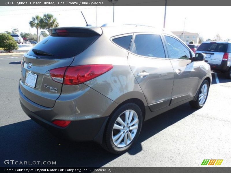 Chai Bronze / Black/Saddle 2011 Hyundai Tucson Limited