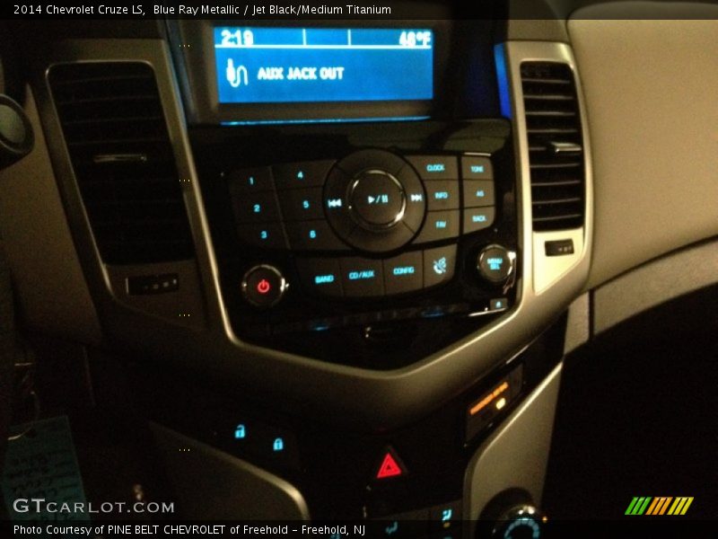 Blue Ray Metallic / Jet Black/Medium Titanium 2014 Chevrolet Cruze LS
