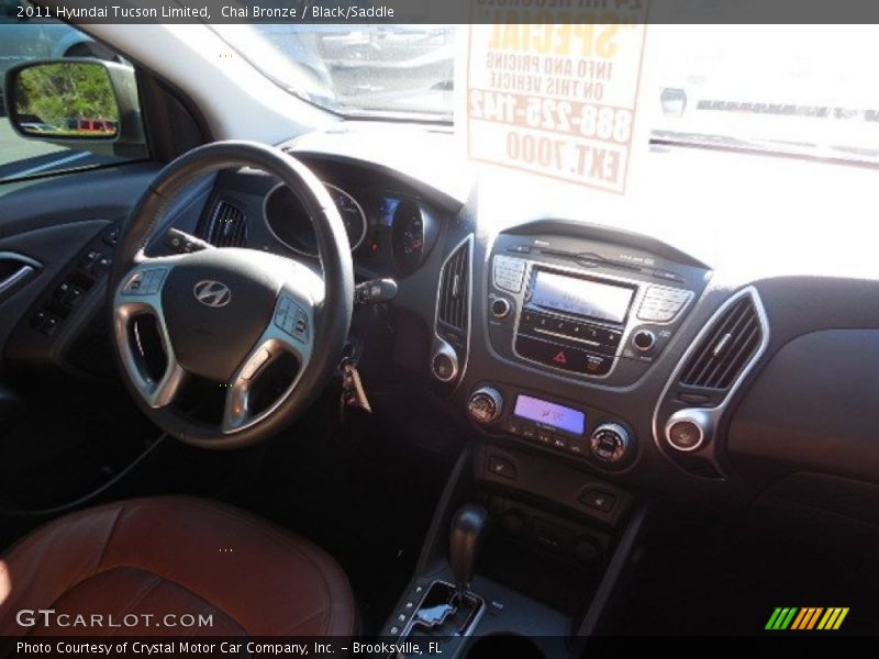 Chai Bronze / Black/Saddle 2011 Hyundai Tucson Limited