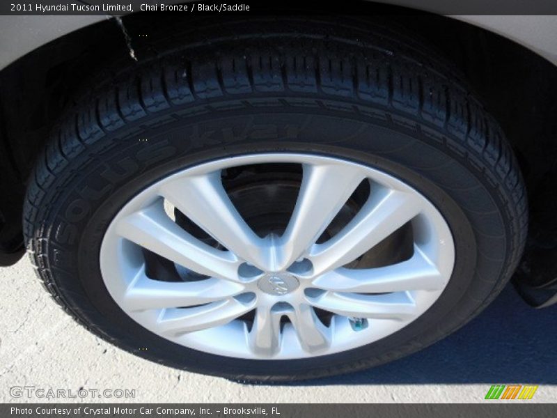 Chai Bronze / Black/Saddle 2011 Hyundai Tucson Limited