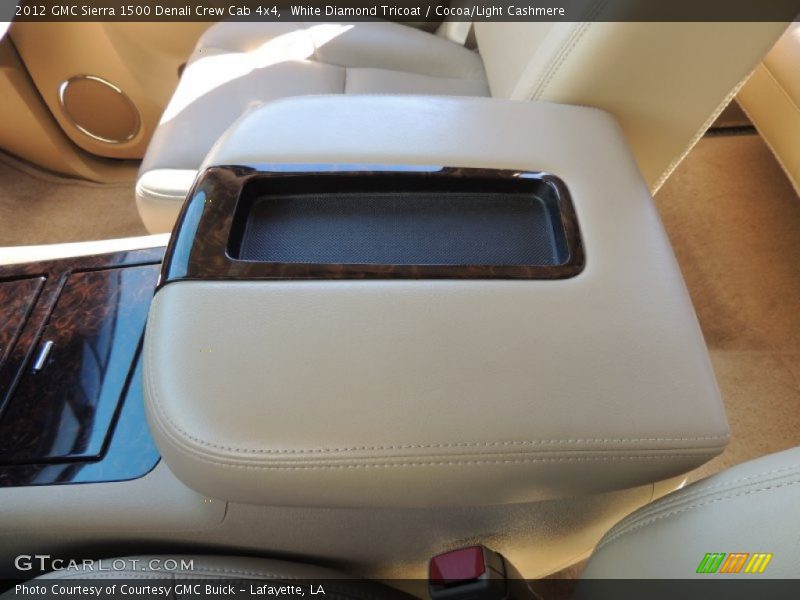 White Diamond Tricoat / Cocoa/Light Cashmere 2012 GMC Sierra 1500 Denali Crew Cab 4x4