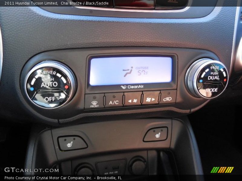 Chai Bronze / Black/Saddle 2011 Hyundai Tucson Limited