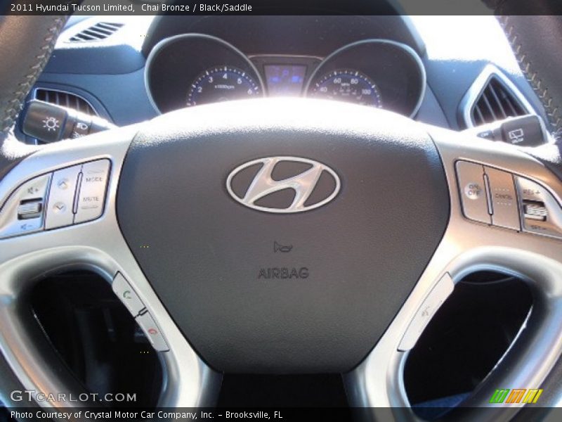 Chai Bronze / Black/Saddle 2011 Hyundai Tucson Limited