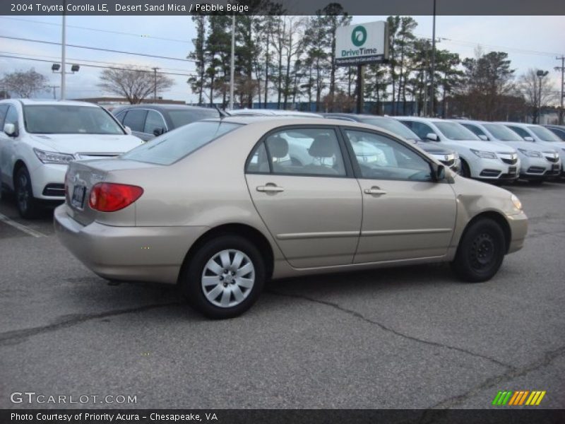 Desert Sand Mica / Pebble Beige 2004 Toyota Corolla LE