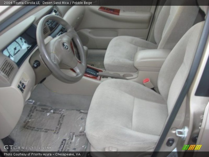 Desert Sand Mica / Pebble Beige 2004 Toyota Corolla LE