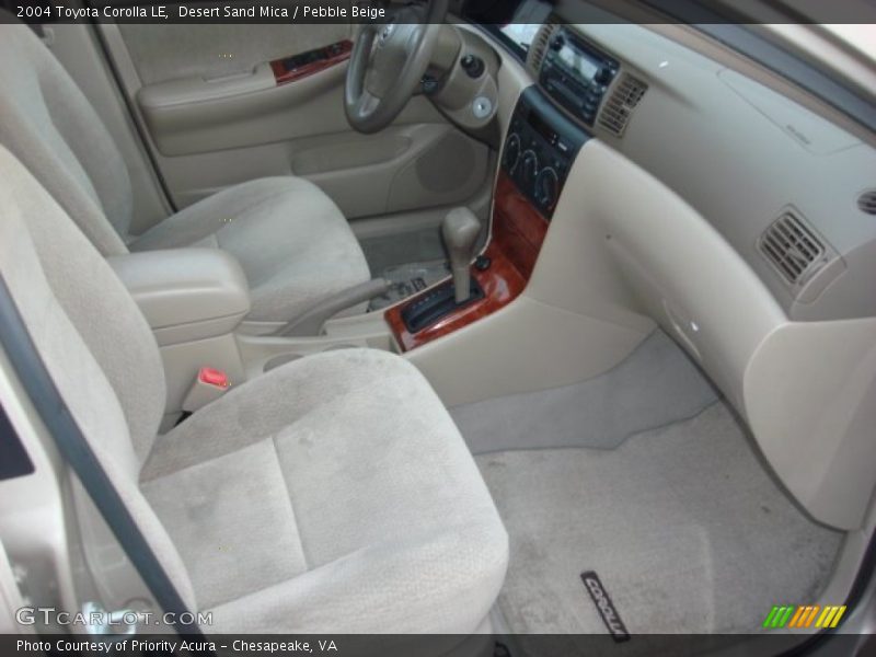 Desert Sand Mica / Pebble Beige 2004 Toyota Corolla LE