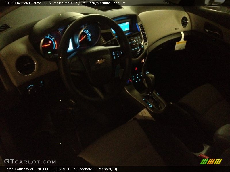 Silver Ice Metallic / Jet Black/Medium Titanium 2014 Chevrolet Cruze LS