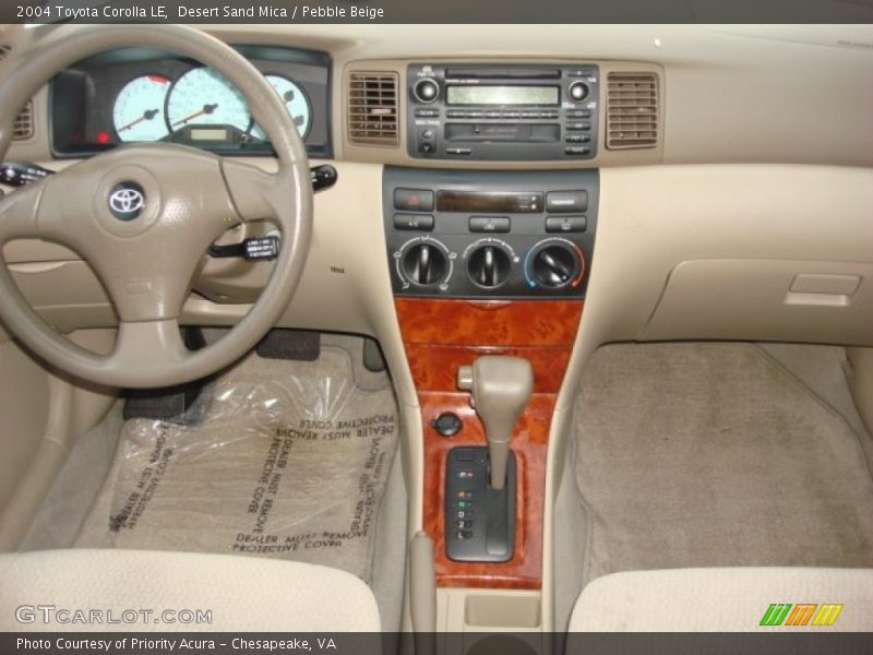 Desert Sand Mica / Pebble Beige 2004 Toyota Corolla LE