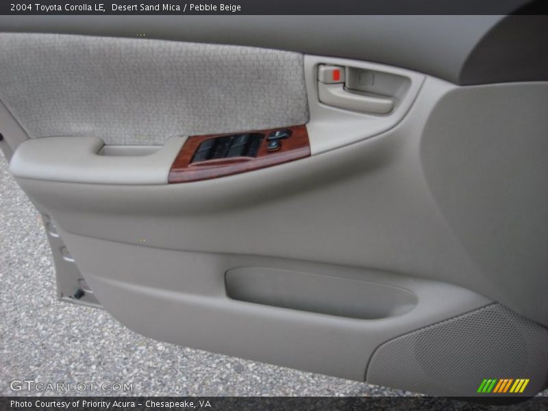 Desert Sand Mica / Pebble Beige 2004 Toyota Corolla LE
