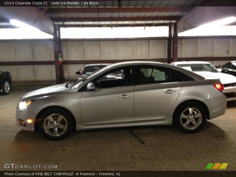 Silver Ice Metallic / Jet Black 2014 Chevrolet Cruze LT