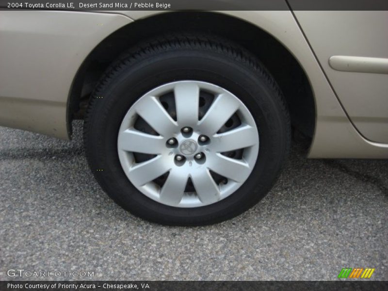 Desert Sand Mica / Pebble Beige 2004 Toyota Corolla LE