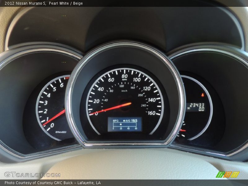 Pearl White / Beige 2012 Nissan Murano S