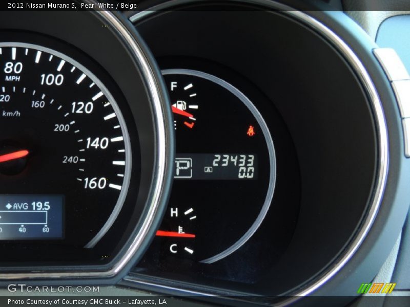 Pearl White / Beige 2012 Nissan Murano S