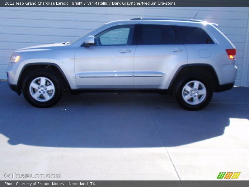 Bright Silver Metallic / Dark Graystone/Medium Graystone 2012 Jeep Grand Cherokee Laredo