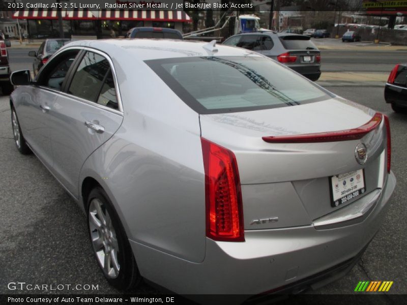 Radiant Silver Metallic / Jet Black/Jet Black Accents 2013 Cadillac ATS 2.5L Luxury