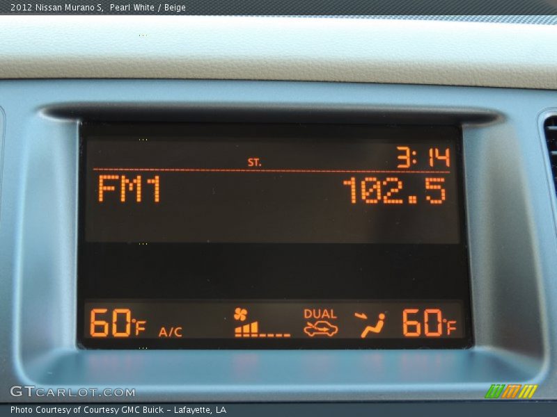 Pearl White / Beige 2012 Nissan Murano S