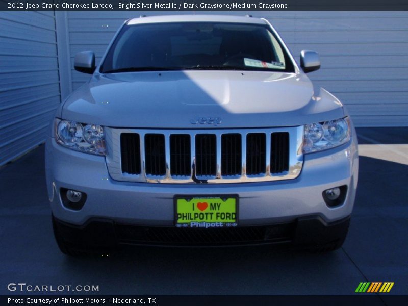 Bright Silver Metallic / Dark Graystone/Medium Graystone 2012 Jeep Grand Cherokee Laredo
