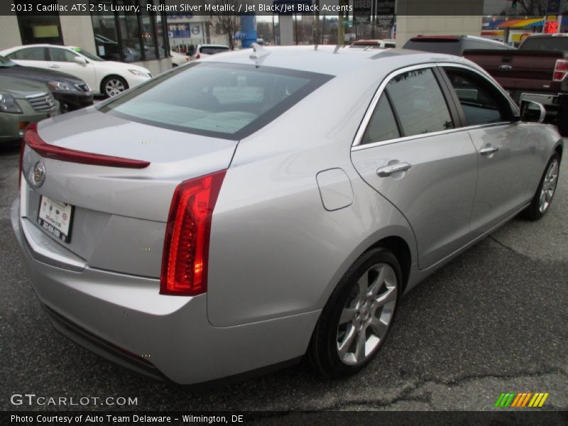 Radiant Silver Metallic / Jet Black/Jet Black Accents 2013 Cadillac ATS 2.5L Luxury