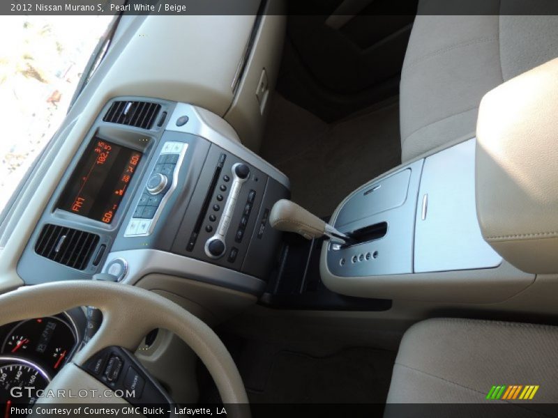 Pearl White / Beige 2012 Nissan Murano S