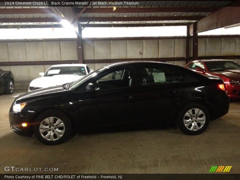 Black Granite Metallic / Jet Black/Medium Titanium 2014 Chevrolet Cruze LS