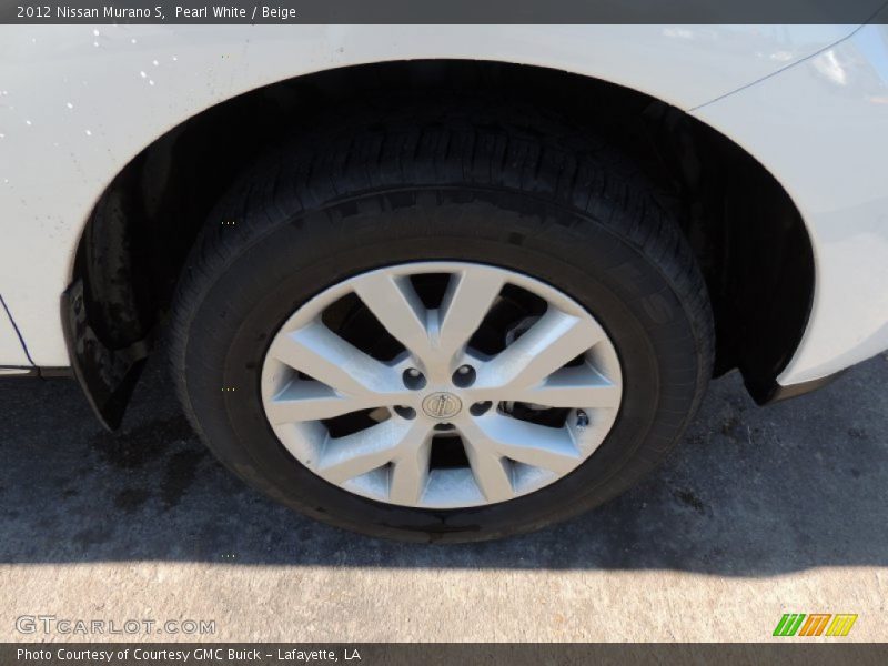 Pearl White / Beige 2012 Nissan Murano S