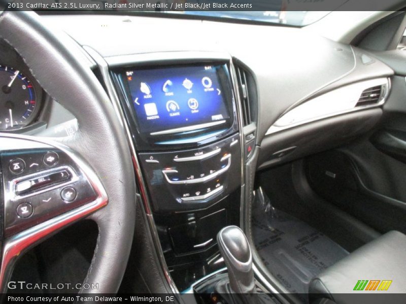 Radiant Silver Metallic / Jet Black/Jet Black Accents 2013 Cadillac ATS 2.5L Luxury