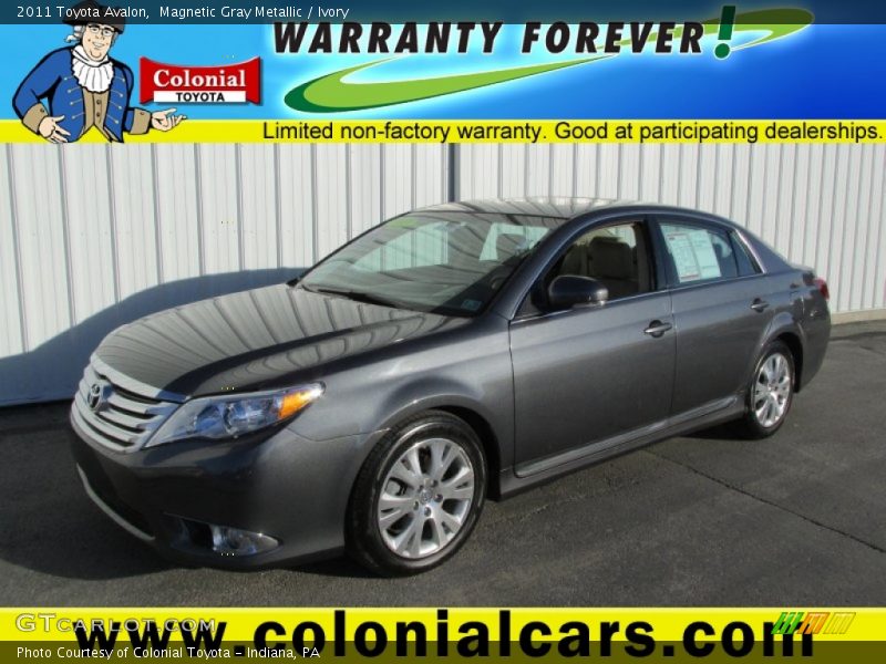 Magnetic Gray Metallic / Ivory 2011 Toyota Avalon