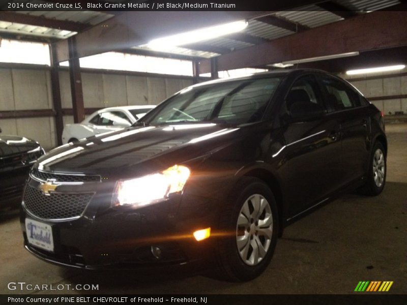 Black Granite Metallic / Jet Black/Medium Titanium 2014 Chevrolet Cruze LS