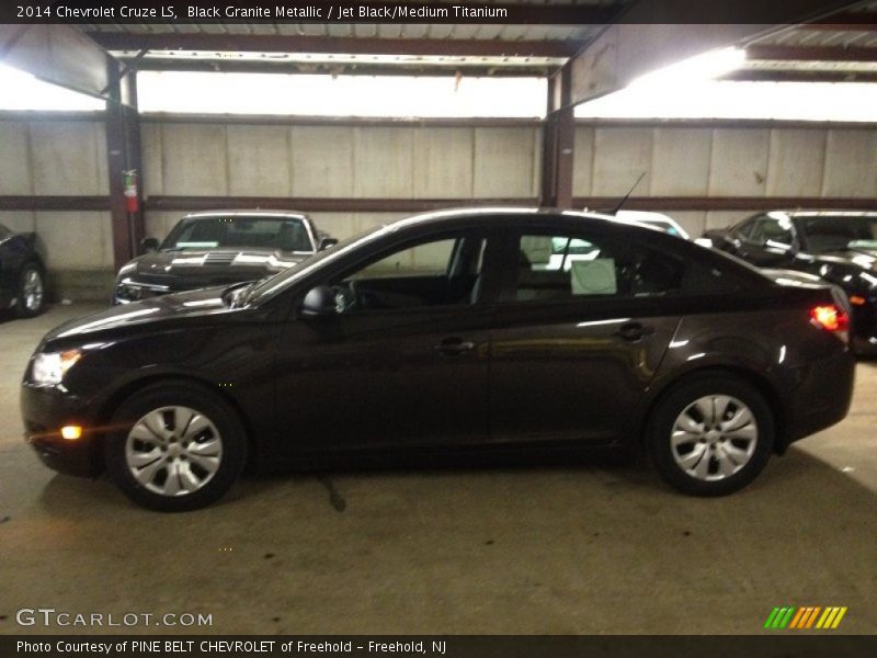 Black Granite Metallic / Jet Black/Medium Titanium 2014 Chevrolet Cruze LS