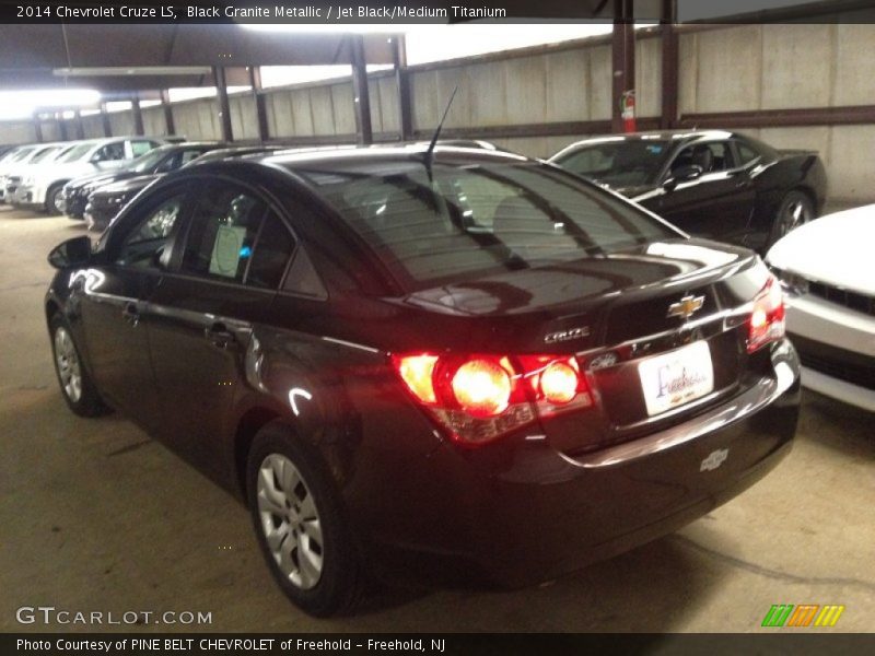 Black Granite Metallic / Jet Black/Medium Titanium 2014 Chevrolet Cruze LS