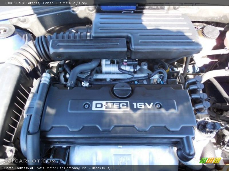 Cobalt Blue Metallic / Grey 2008 Suzuki Forenza