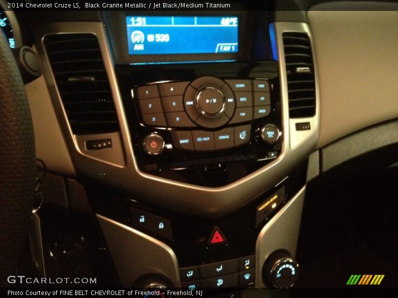Black Granite Metallic / Jet Black/Medium Titanium 2014 Chevrolet Cruze LS