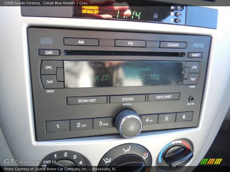 Cobalt Blue Metallic / Grey 2008 Suzuki Forenza