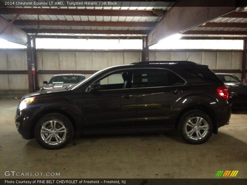 Tungsten Metallic / Jet Black 2014 Chevrolet Equinox LT AWD