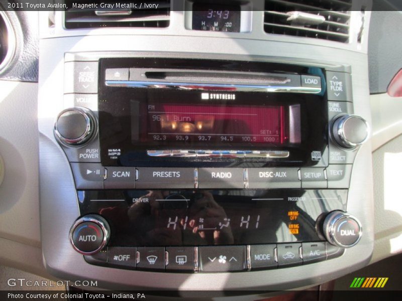 Magnetic Gray Metallic / Ivory 2011 Toyota Avalon