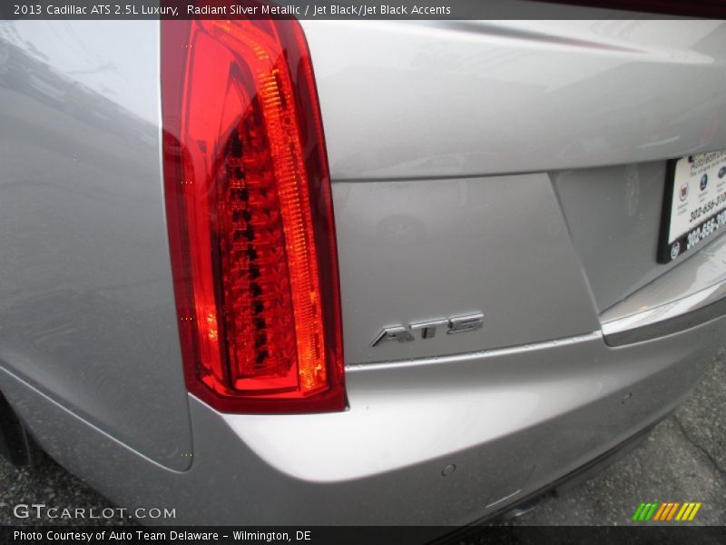 Radiant Silver Metallic / Jet Black/Jet Black Accents 2013 Cadillac ATS 2.5L Luxury