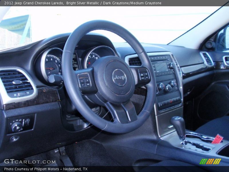Bright Silver Metallic / Dark Graystone/Medium Graystone 2012 Jeep Grand Cherokee Laredo