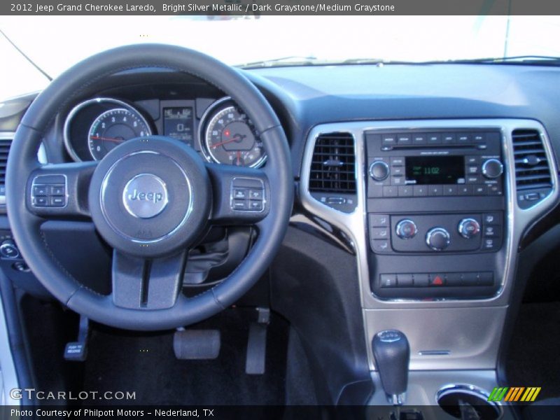 Bright Silver Metallic / Dark Graystone/Medium Graystone 2012 Jeep Grand Cherokee Laredo