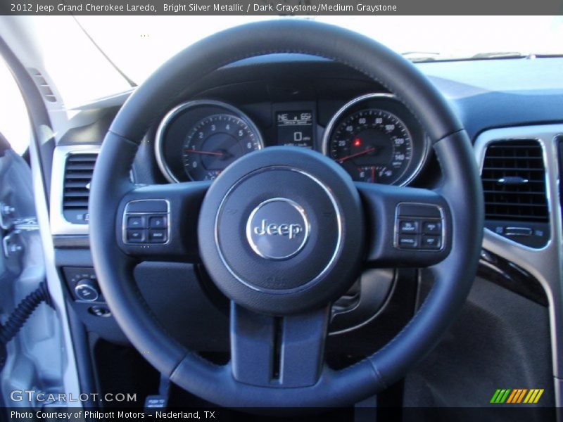 Bright Silver Metallic / Dark Graystone/Medium Graystone 2012 Jeep Grand Cherokee Laredo