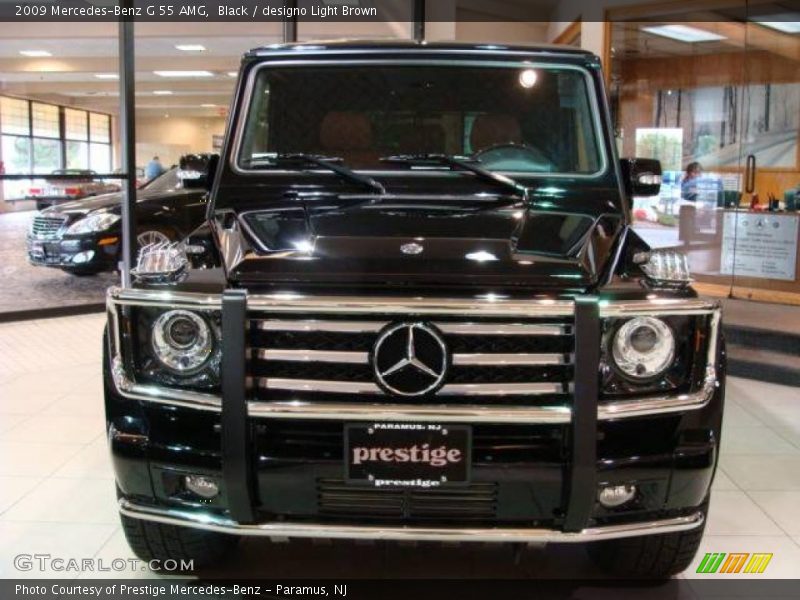 Black / designo Light Brown 2009 Mercedes-Benz G 55 AMG