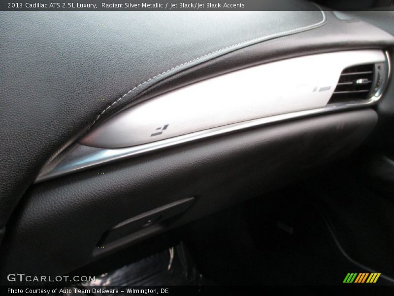 Radiant Silver Metallic / Jet Black/Jet Black Accents 2013 Cadillac ATS 2.5L Luxury