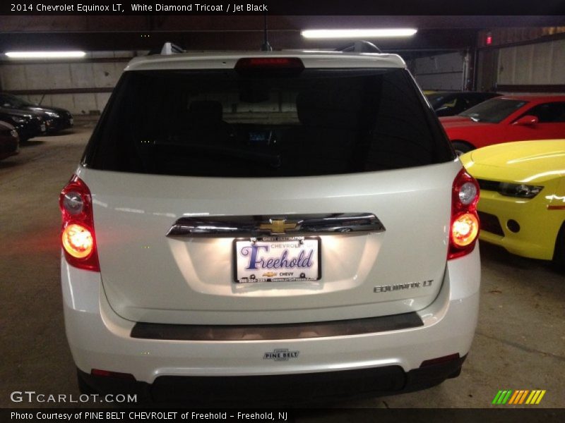 White Diamond Tricoat / Jet Black 2014 Chevrolet Equinox LT