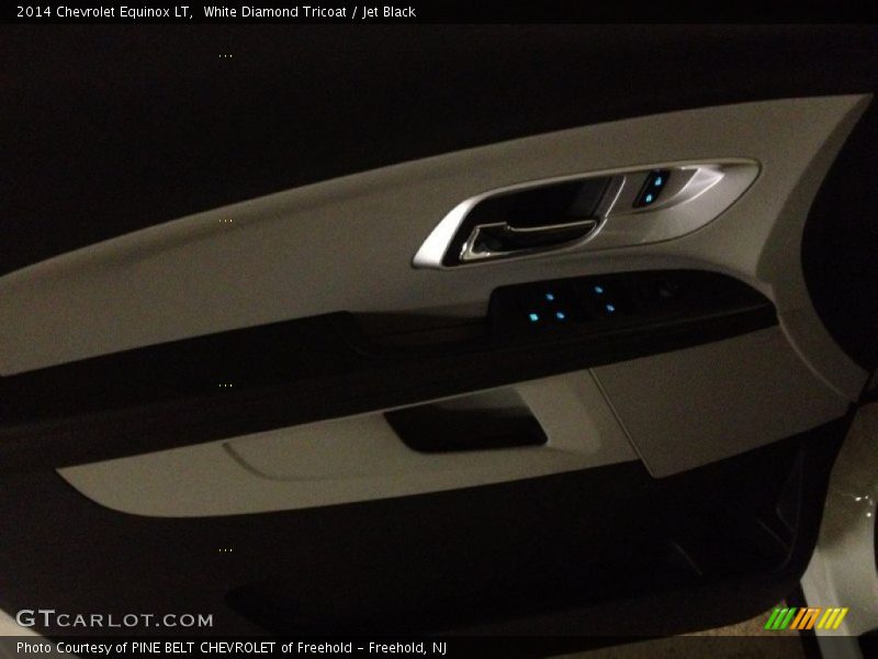 White Diamond Tricoat / Jet Black 2014 Chevrolet Equinox LT