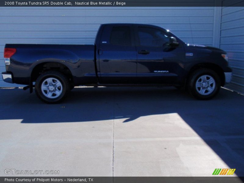 Nautical Blue Metallic / Beige 2008 Toyota Tundra SR5 Double Cab