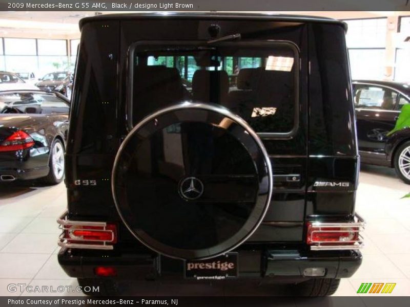 Black / designo Light Brown 2009 Mercedes-Benz G 55 AMG